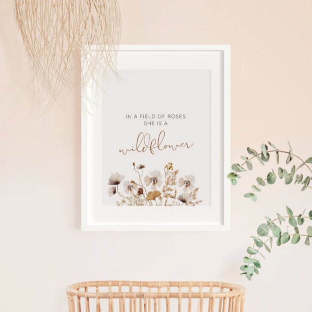 Póster Boho Wildflower Poster (Subido por el creador)