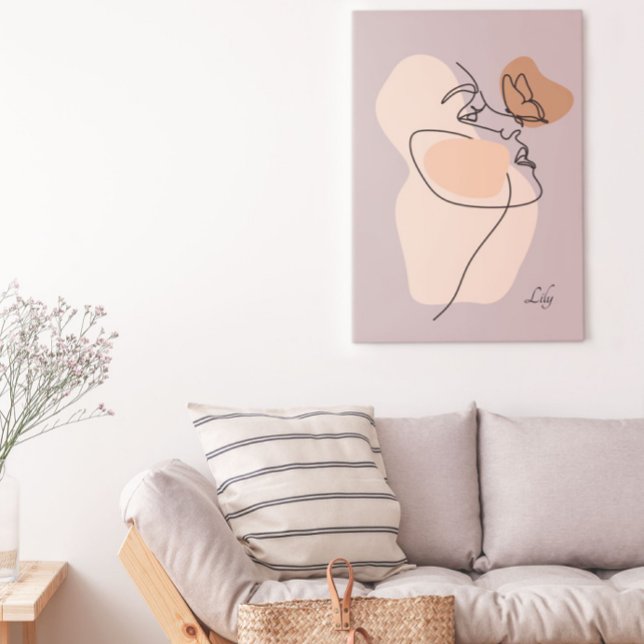 Póster Boho Woman Line Art , Earthy Tones Poster (Subido por el creador)