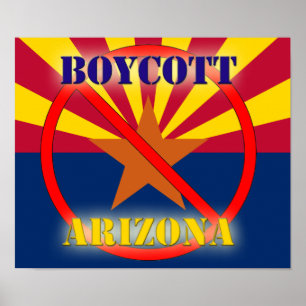 Póster Boicot a Poster de Arizona
