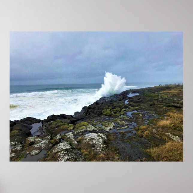 Póster Boiler Bay State Wayside, Depoe Bay, Oregon (Frente)
