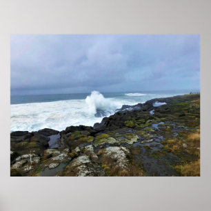Póster Boiler Bay State Wayside, Depoe Bay, Oregon