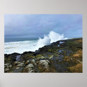 Póster Boiler Bay State Wayside, Depoe Bay, Oregon
