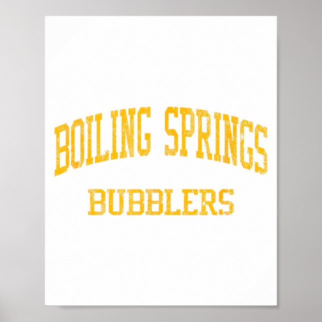 Póster Boiling Springs High School Hs Boiling Springs Pa  (Frente)