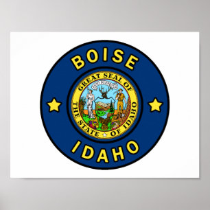 Póster Boise Idaho