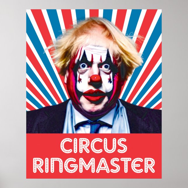Póster Bojo el maestro del circo teórico de payasos (Frente)