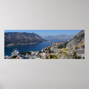 Póster Boka kotorska Montenegro Crna Gora