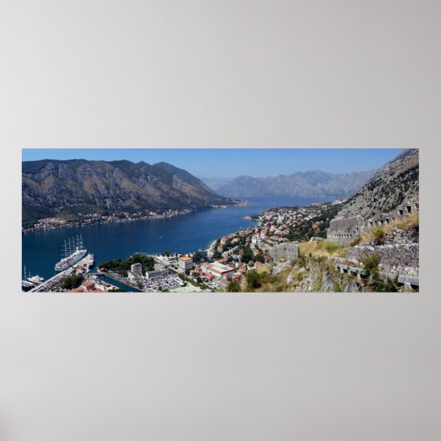 Póster Boka kotorska Montenegro Crna Gora (Frente)