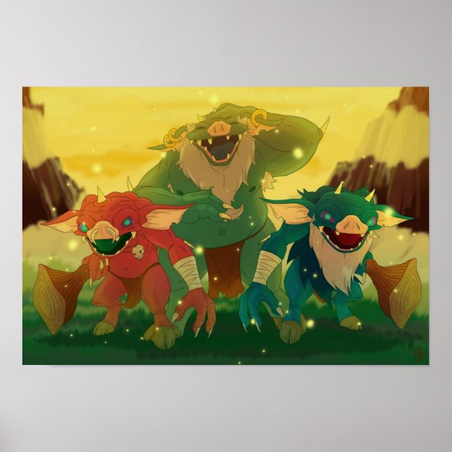 Póster Bokoblin Trio (Frente)