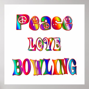 Póster Bola de amor por la paz