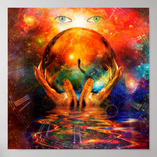 Póster Bola de cristal