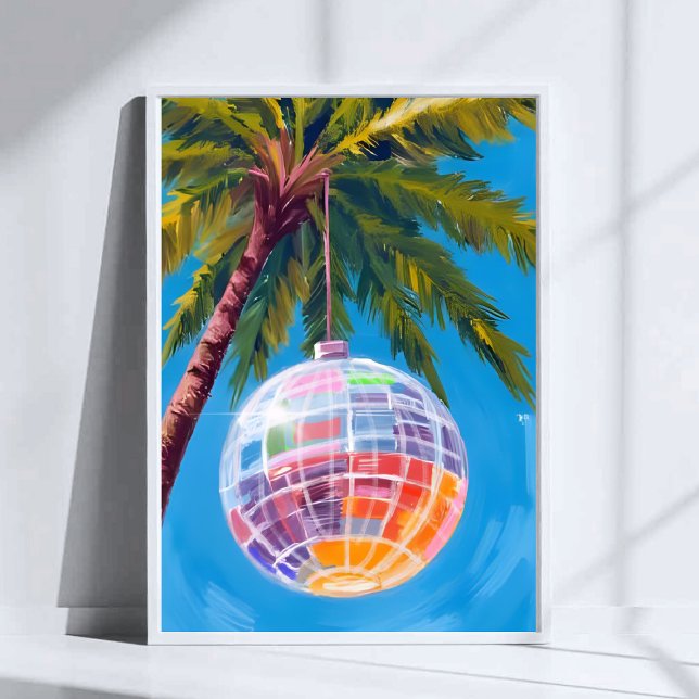 Póster Bola de Disco Arcoíris | Pintura en Acuarela Paste (Subido por el creador)