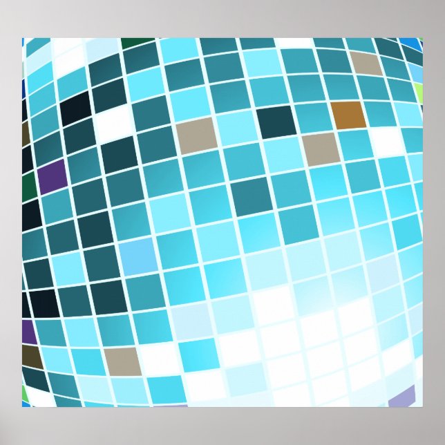 Póster Bola de discoteca (Frente)