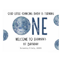 Bola de Discoteca Cumpleaños del Primer Año