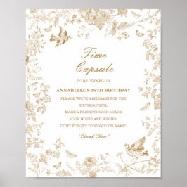 Póster Bola de oro De Jouy Time Capsule Baby Juego de cum