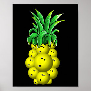 Póster Bola de Pineapple Hawaiian T Shirt Aloha Beach Gif