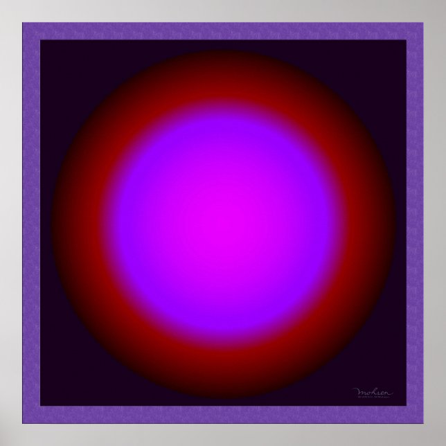 Póster Bola de resplandor encantadora (Frente)