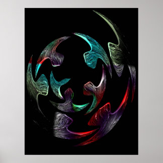 Póster bola de rompecabezas