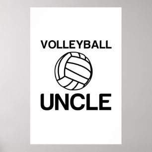 Póster Bola de voleibol divertida