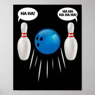 Póster Bola divertida - Regalo para Bowlers