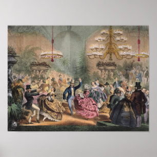 Póster Bola en el Jardín de Hiver