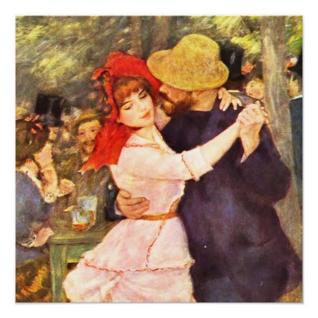 Póster Bola en el Moulin de la Galett Auguste Renoir (Anverso)