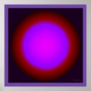 Póster Bola encantadora del resplandor