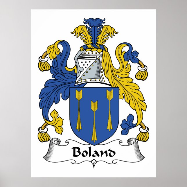 Póster Boland Family Crest (Frente)
