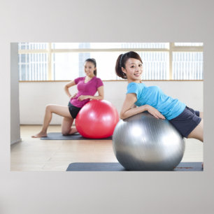 Póster Bolas de ejercicio
