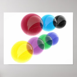 Póster Bolas oculares