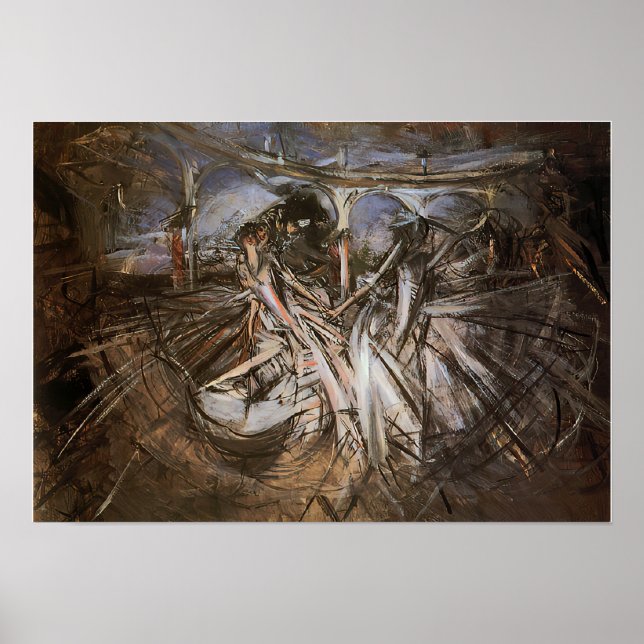 Póster Boldini - Baile En La Colonada 1889 (Frente)