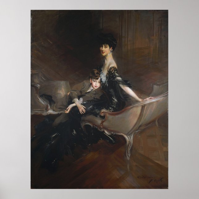 Póster Boldini - Consuelo Vanderbilt (Frente)