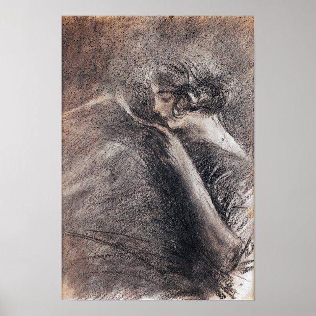 Póster Boldini - Dama de la lectura (Frente)