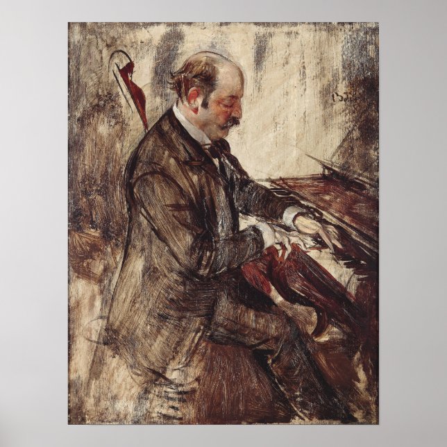 Póster Boldini - El pianista (Frente)