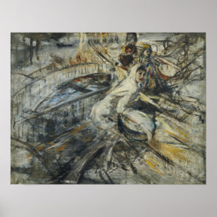 Póster Boldini - Estudio de mujer en Venecia 1887
