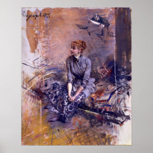 Póster Boldini - Gabrielle Rejane