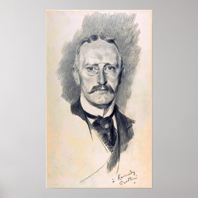 Póster Boldini - Retrato De Edward G. Kennedy (Frente)
