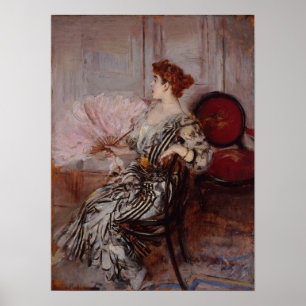 Póster Boldini - Retrato De Madame Torri Dancer En El ...