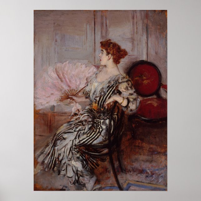 Póster Boldini - Retrato De Madame Torri Dancer En El ... (Frente)