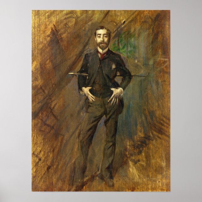Póster Boldini - Sargento John Singer 1890 (Frente)