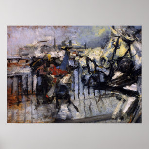 Póster Boldini - The Pont Des Saints-Peres 1881