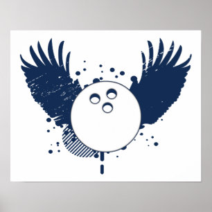 Póster bolera de alta fidelidad