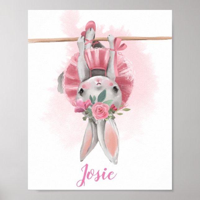 Póster Bolera Floral Bunny Print (Frente)
