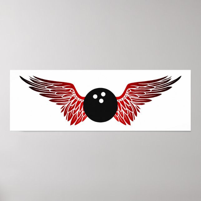 Póster boliche alado (Frente)