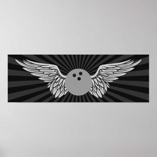 Póster boliche alado (Frente)