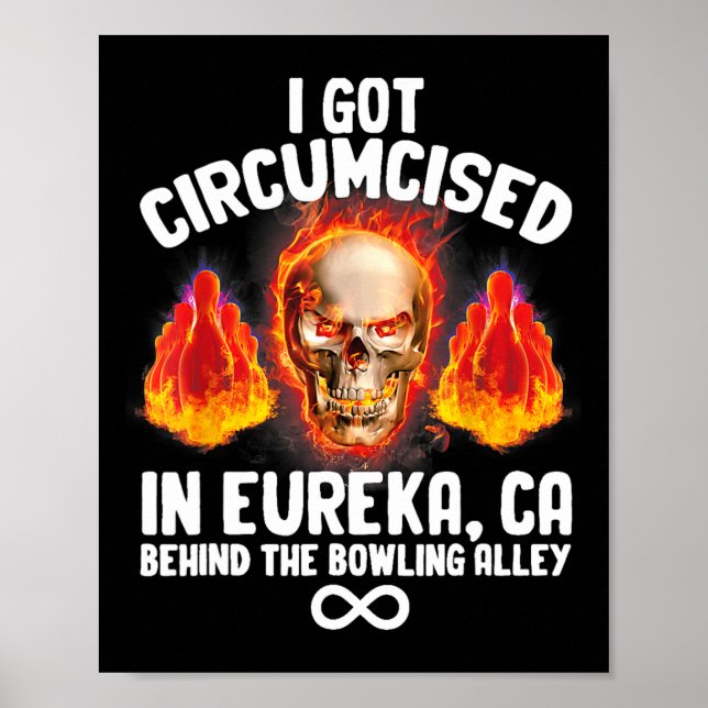 Póster Boliche Circuncidado Que Fui Circuncidado En Eurek (Frente)