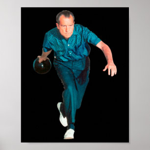 Póster Boliche de Richard Nixon 
