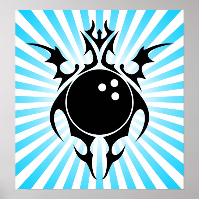 Póster boliche : tribalz (Frente)