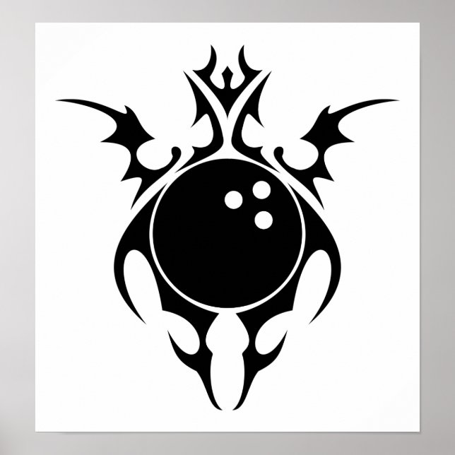 Póster boliche : tribalz (Frente)