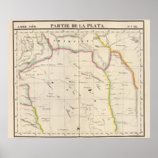 Póster Bolivia, Paraguay 26 (Frente)