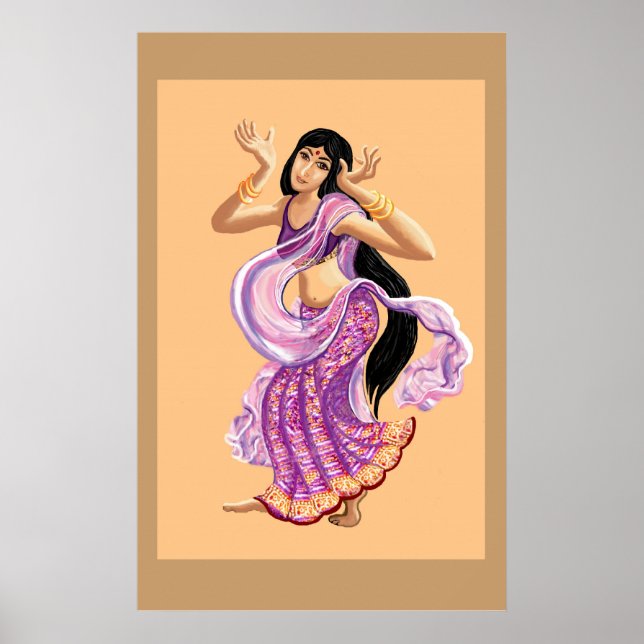 Póster Bollywood dancer (Frente)